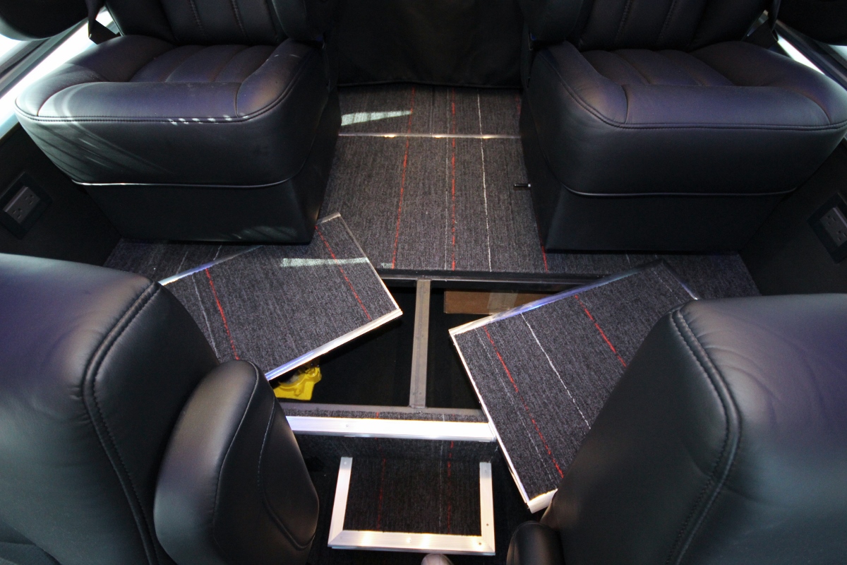 Luxury Ford Transit Conversion Custom Joey Bed Access