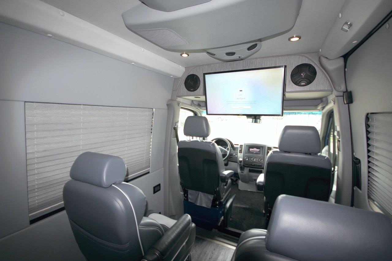 Luxury High Roof Sprinter Electric Lift TV